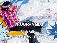 CLUB ADOS - SALLE JEUNESSE : Inscriptions et programme des vacances de (...)