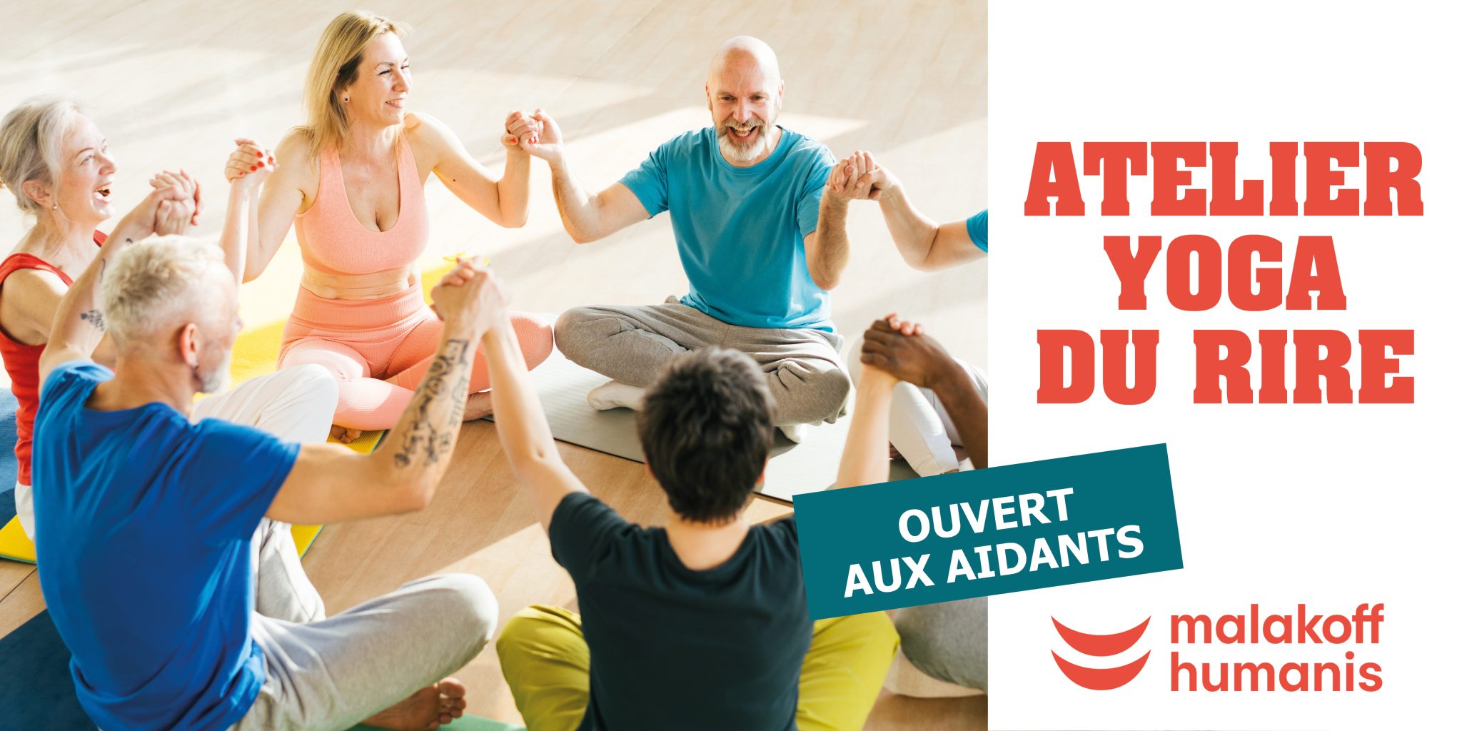 Atelier : Yoga du rire pour seniors et/ou aidants