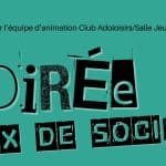 SOIRÉE JEUX DE SOCIÉTÉ ADOS/PARENTS